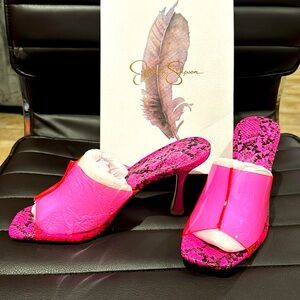 Jessica Simpson Olena Pink Heels. New in Box. Size 7.5